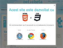 Tablet Screenshot of neticheta.ro